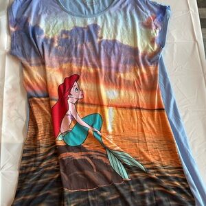Disney Ariel Sunset Pajama Dress size 2x/3x has piling/wear